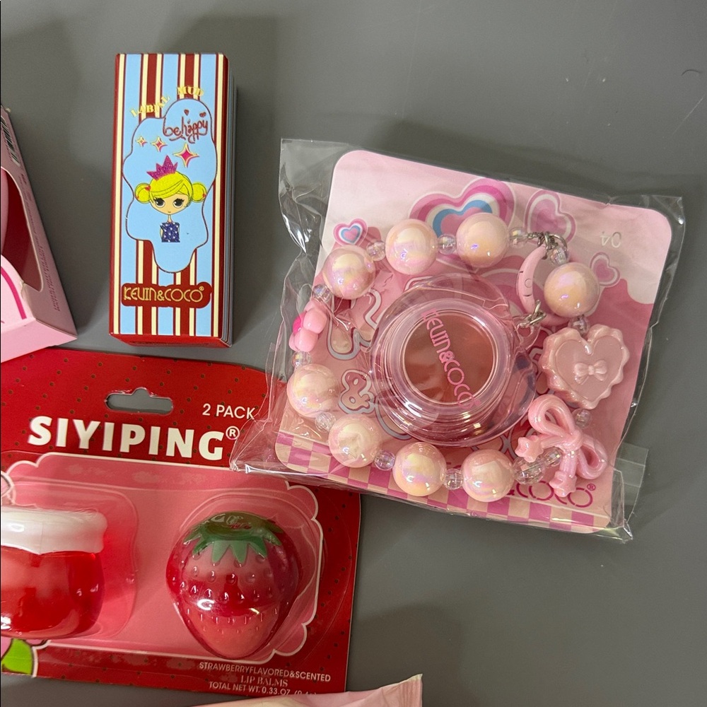 Kevin & Coco Pink Beauty Bundle 7 Pcs SET NWT - Picture 3 of 7